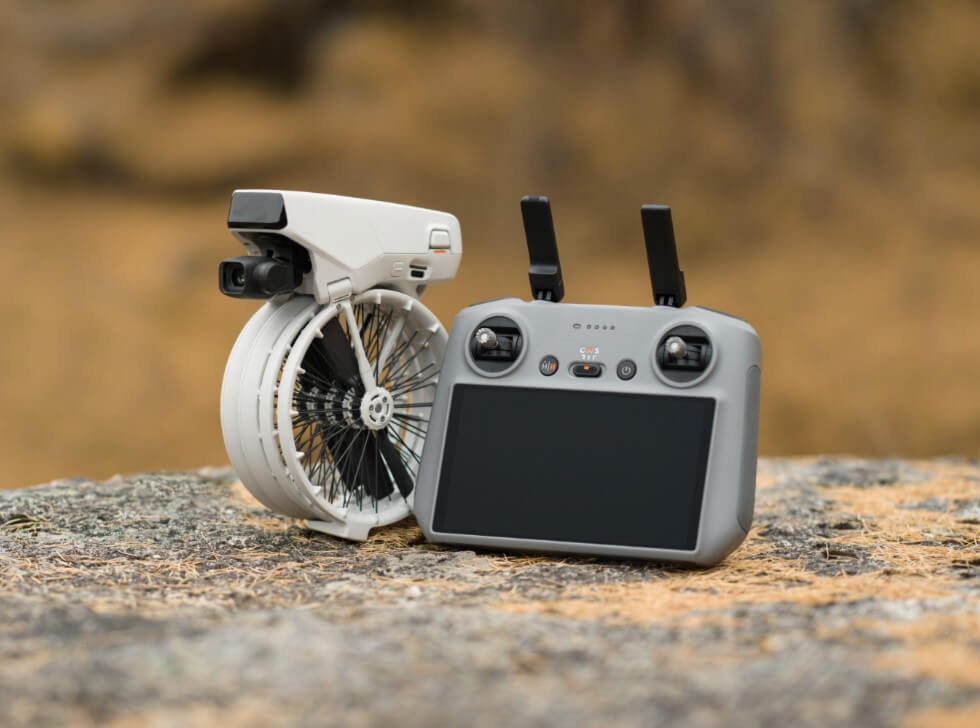 DJI Flip drone in flight
